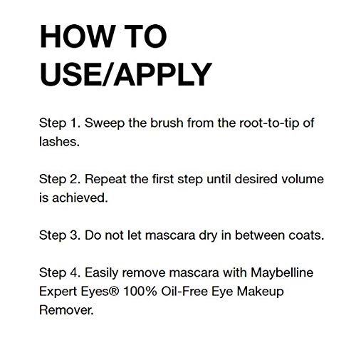 MAYBELLINE New York Total Temptation Washable Mascara,