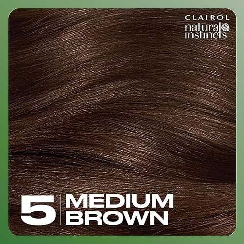 Clairol Natural Instincts Demi-Permanent Hair Dye, Healthy-Looking Brown Hair Color with Zero Ammonia