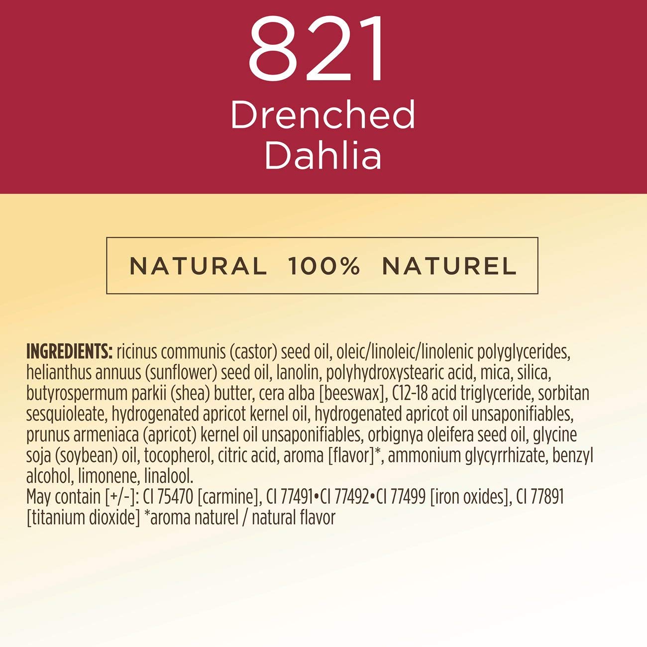 Burt's Bees 100% Natural Glossy Liquid Lipstick 1 Tube