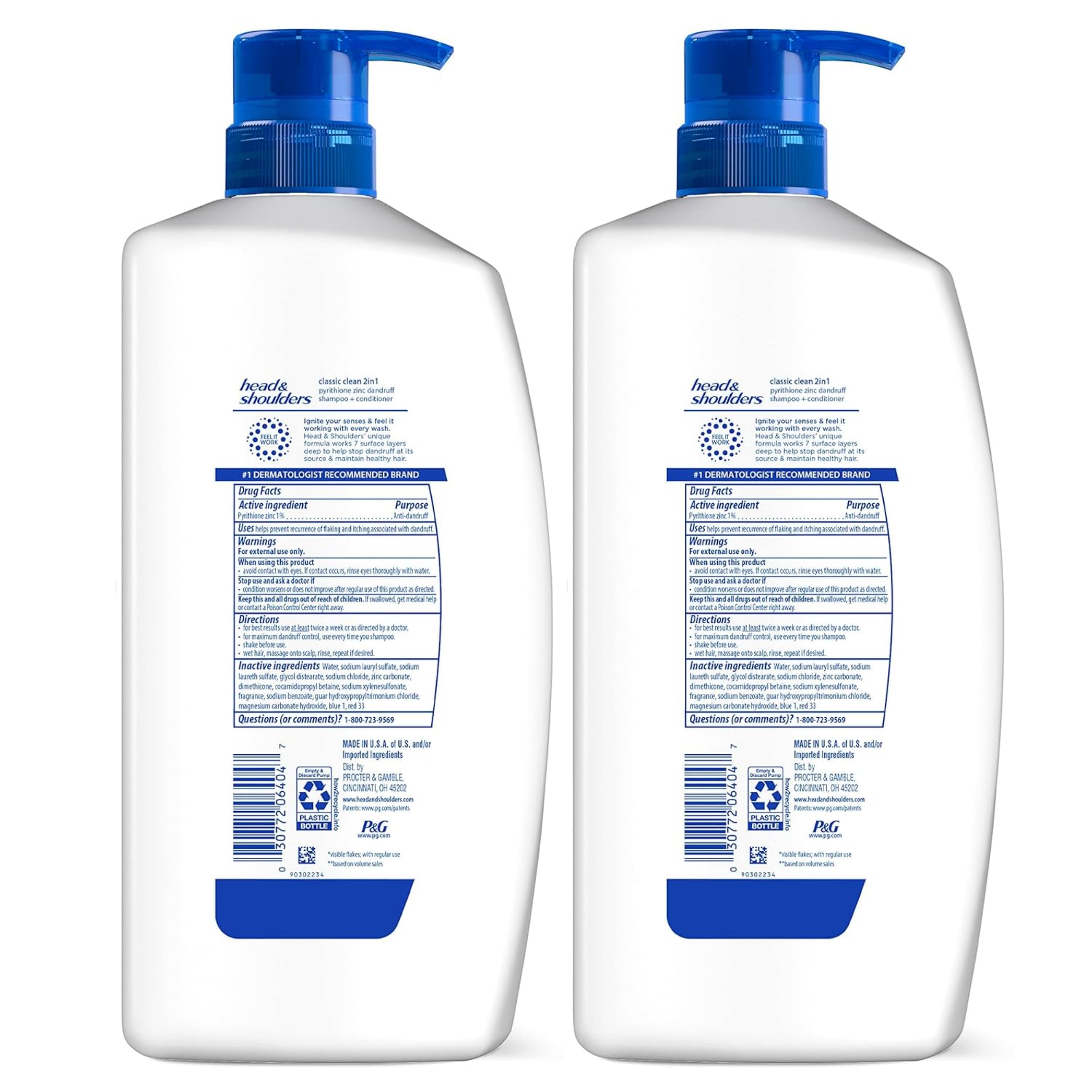 Head & Shoulders 2 in 1 Dandruff Shampoo and Conditioner