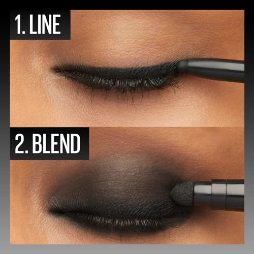 Maybelline TattooStudio Liquid Ink Liner Up To 36HR Wear, Sweat Resistant, Smudge Resistant, No Mess Removal, Longwear Liquid Eyeliner Makeup, Dark Henna Brown