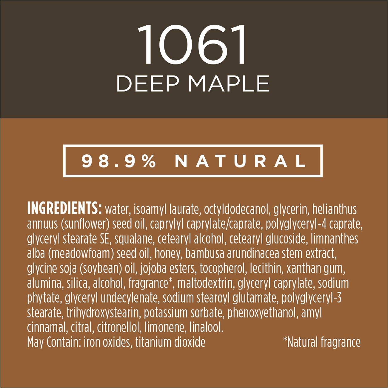 BURTS BEES Deep Maple Goodness Glows Liquid Makeup, 1 FZ