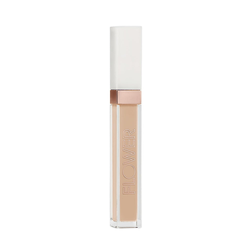 FLOWER BEAUTY By Drew Barrymore Light Illusion Full Coverage Concealer - Diffuse Dark Under Eye Circles + Blurs Blemishes Weightless Formula Crease Proof Makeup