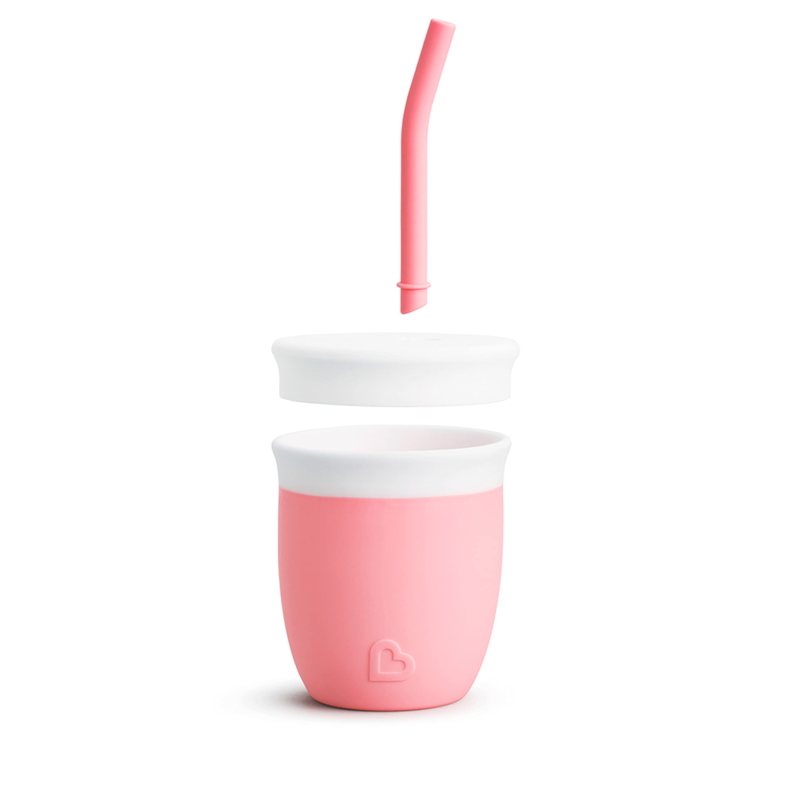 Munchkin C’est Silicone! Open Training Cup and Straw Cup for Babies and Toddlers