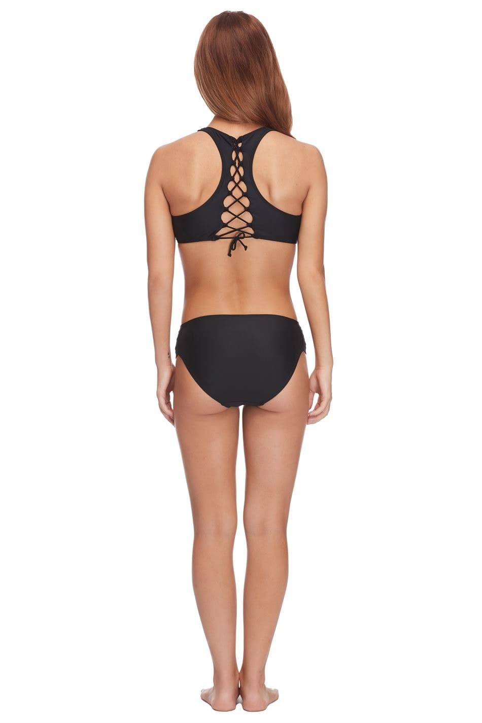 Body Glove Women's Smoothies Nuevo Contempo Solid Full Coverage Bikini Bottom Swimsuit