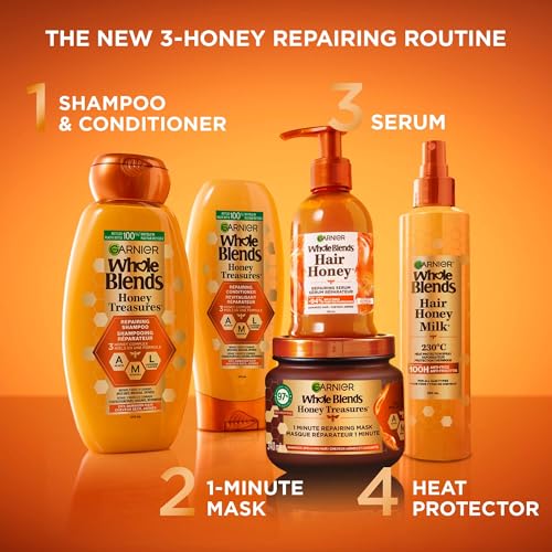Garnier Whole Blends Repairing Shampoo Honey Treasures Count