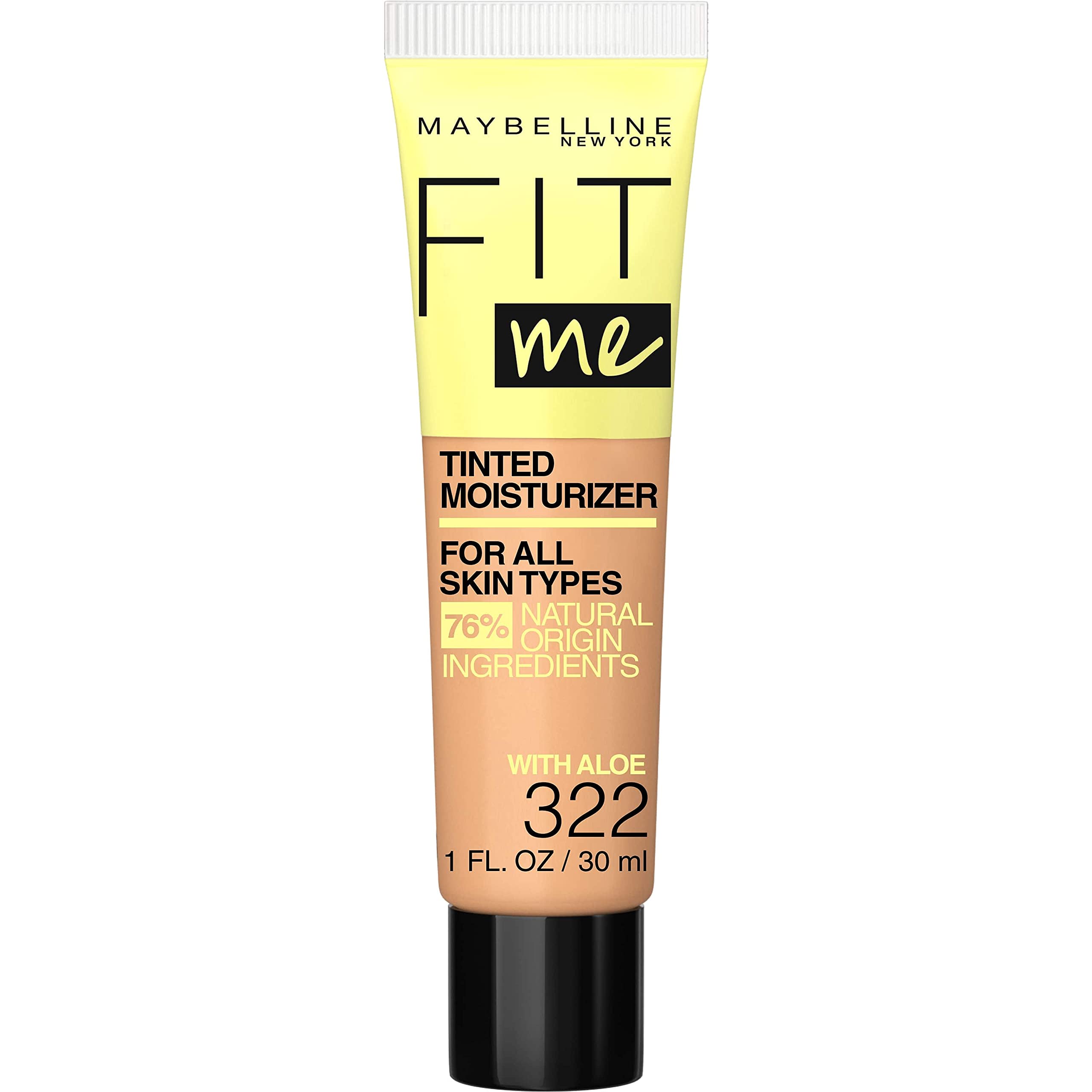 Maybelline fit me tinted moisturizer liquid face tube all skin types
