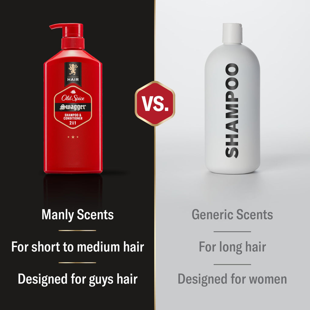 Old Spice Shampoo Conditioner Swagger for Men 2 Fl Oz