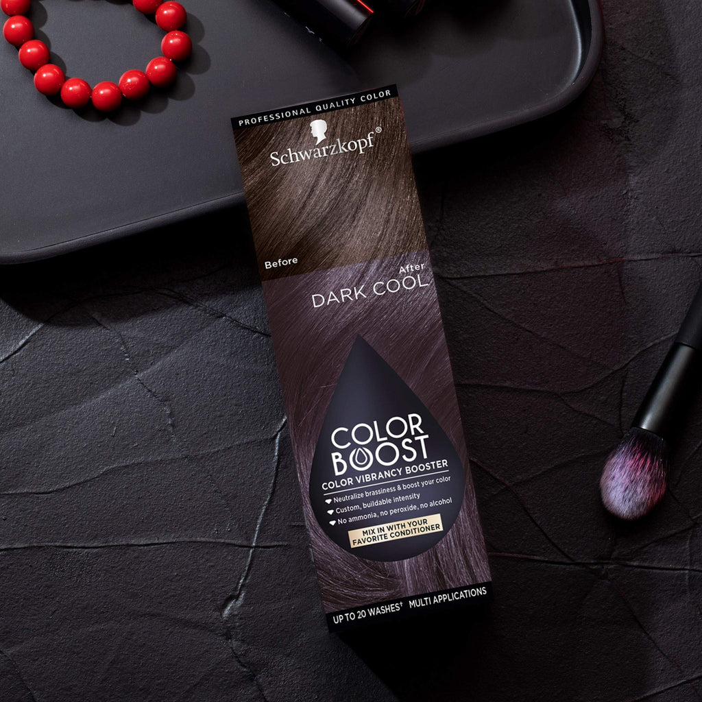 Schwarzkopf Color Boost Color Vibrancy Booster, Dark Cool, Dark Cool