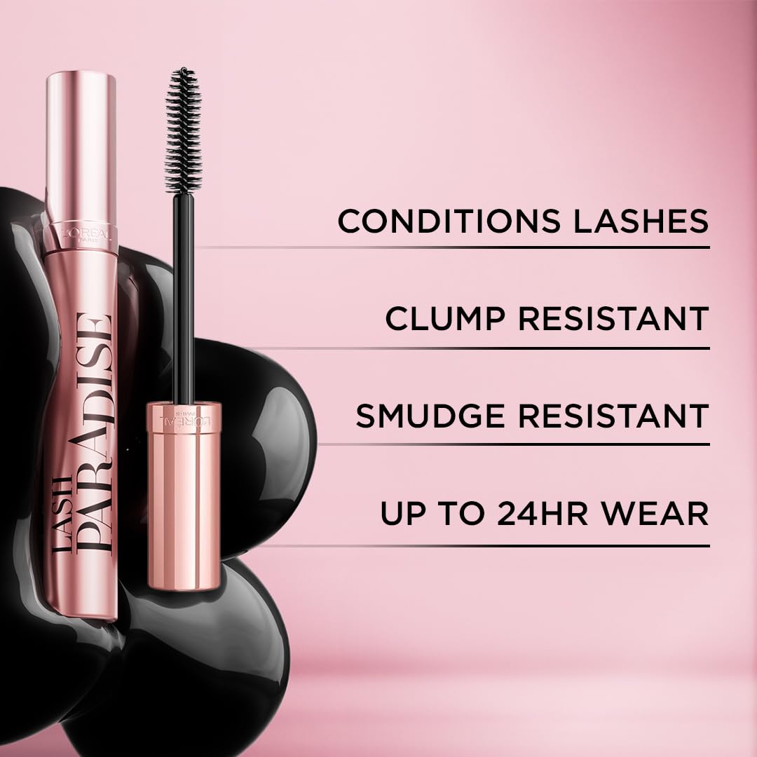 L’Oréal Paris Voluminous Makeup Lash Paradise Mascara, Washable