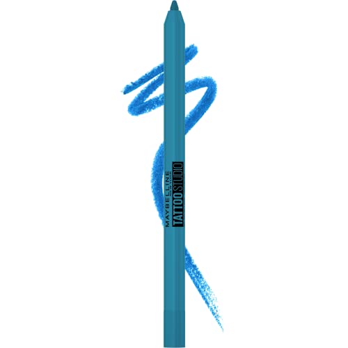 MAYBELLINE New York Tattoo Studio Long Lasting Sharpenable Eyeliner Pencil Glide on Smooth Gel Pigments with 36 Hour Wear Waterproof