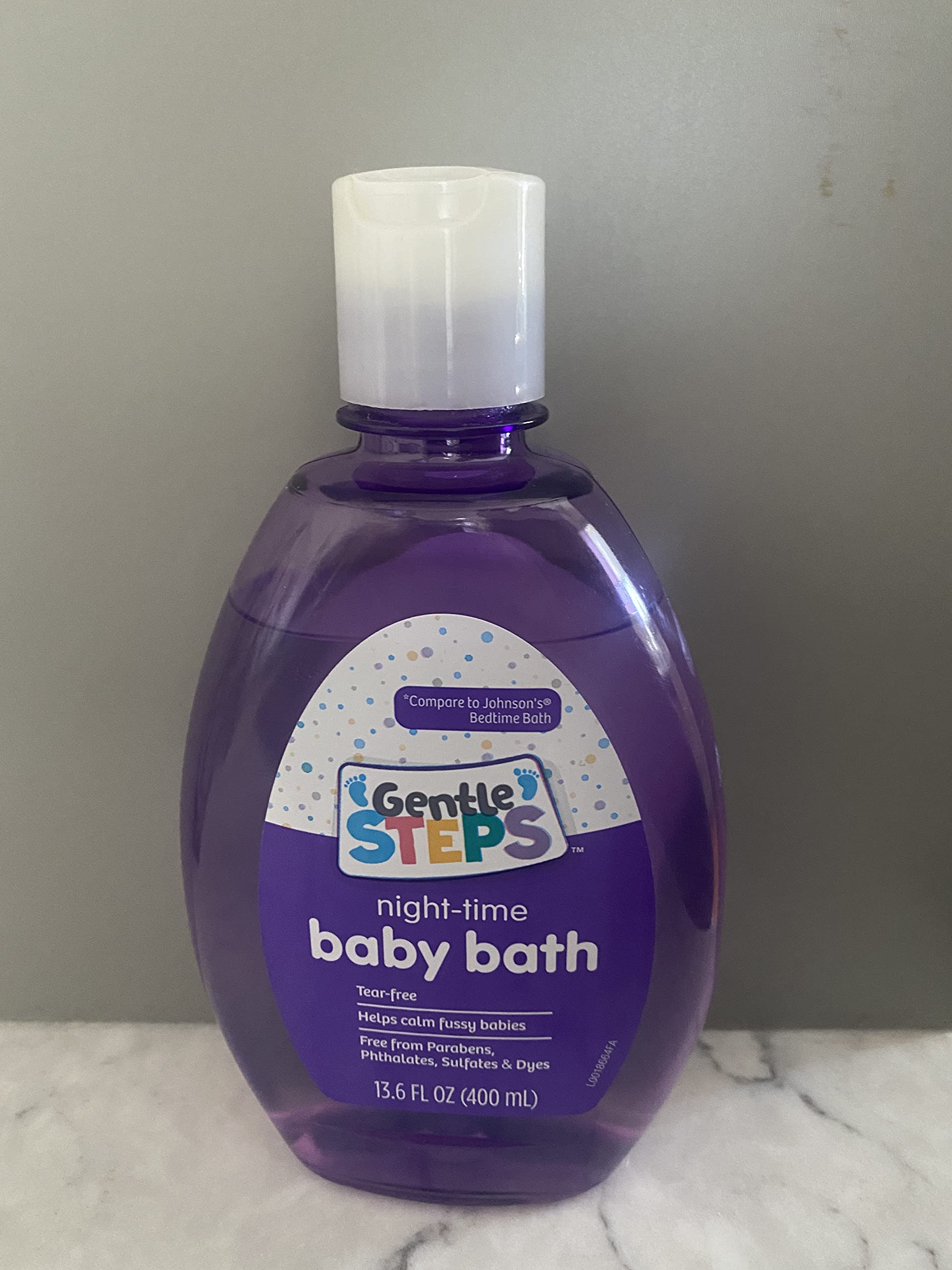 Gentle Steps night-time baby bath