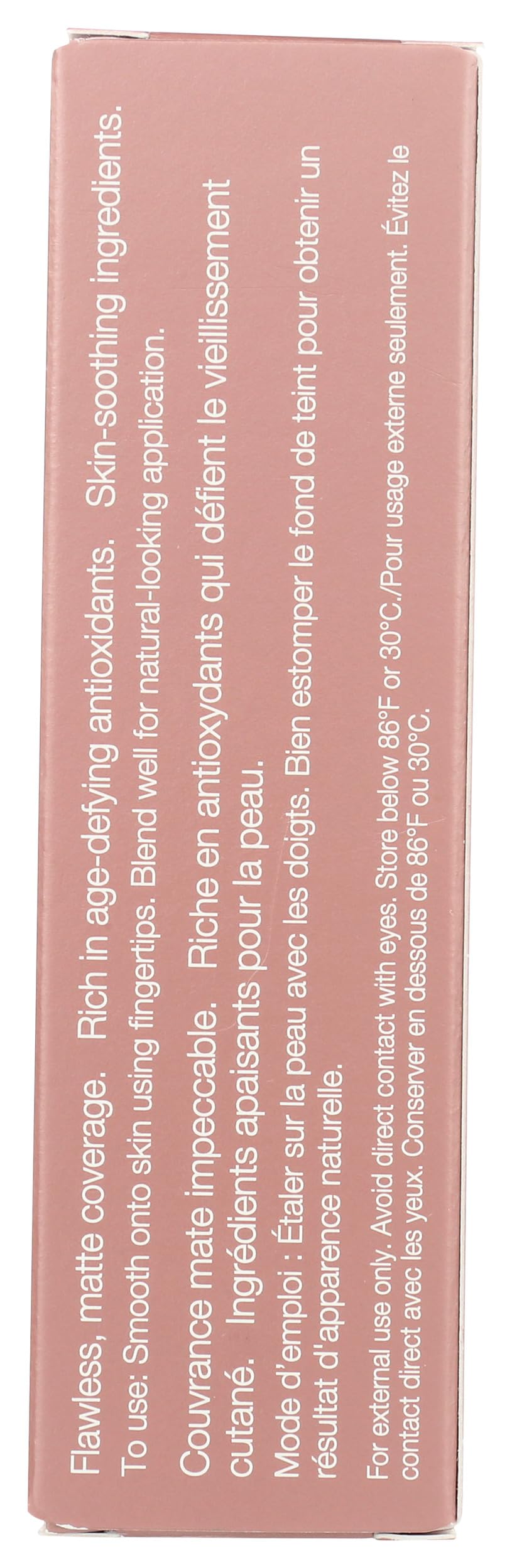 Mineral Fusion Full Coverage Foundation, Liquid Foundation - Deep 5- Deep Complexion w/Warm Undertones, Lightweight Matte Finish, Up to 12 Hr Hydration, Hypoallergenic & Vegan, 1 fl. oz