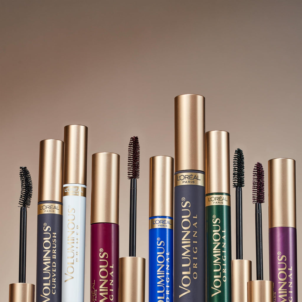 L'Oreal Paris Makeup Voluminous Original Volume Building Waterproof Mascara, Black Brown, 1 Count