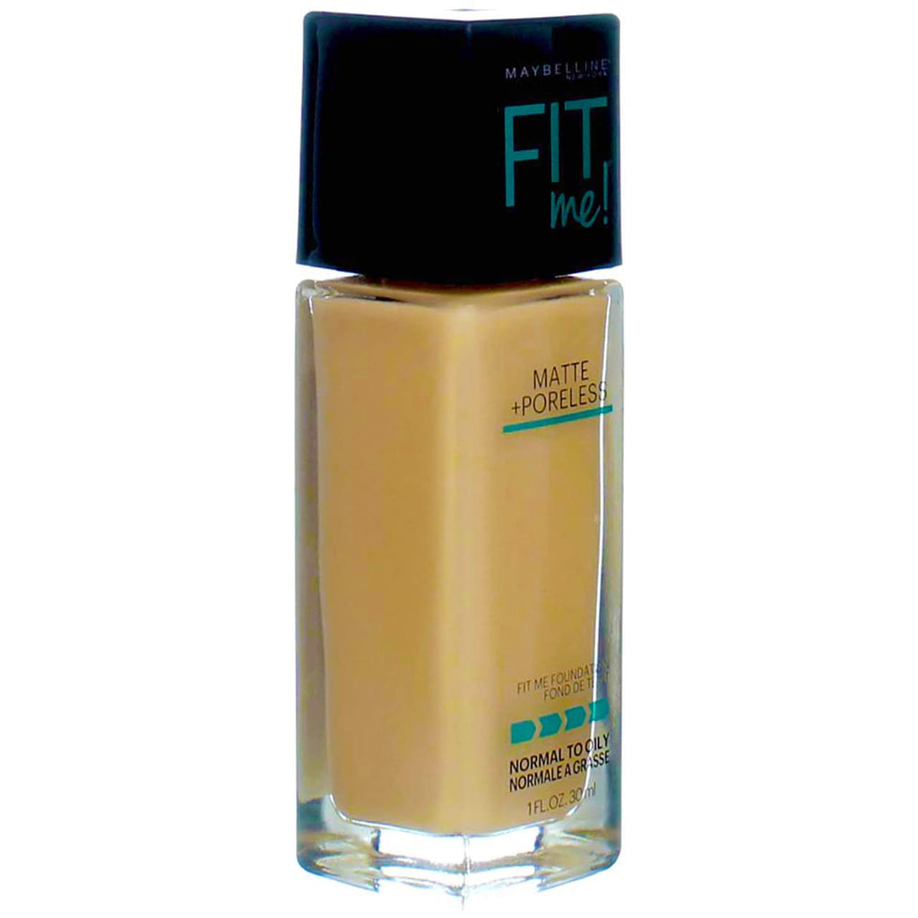 MAYBELLINE Fit Me Matte + Poreless Liquid Foundation Makeup,