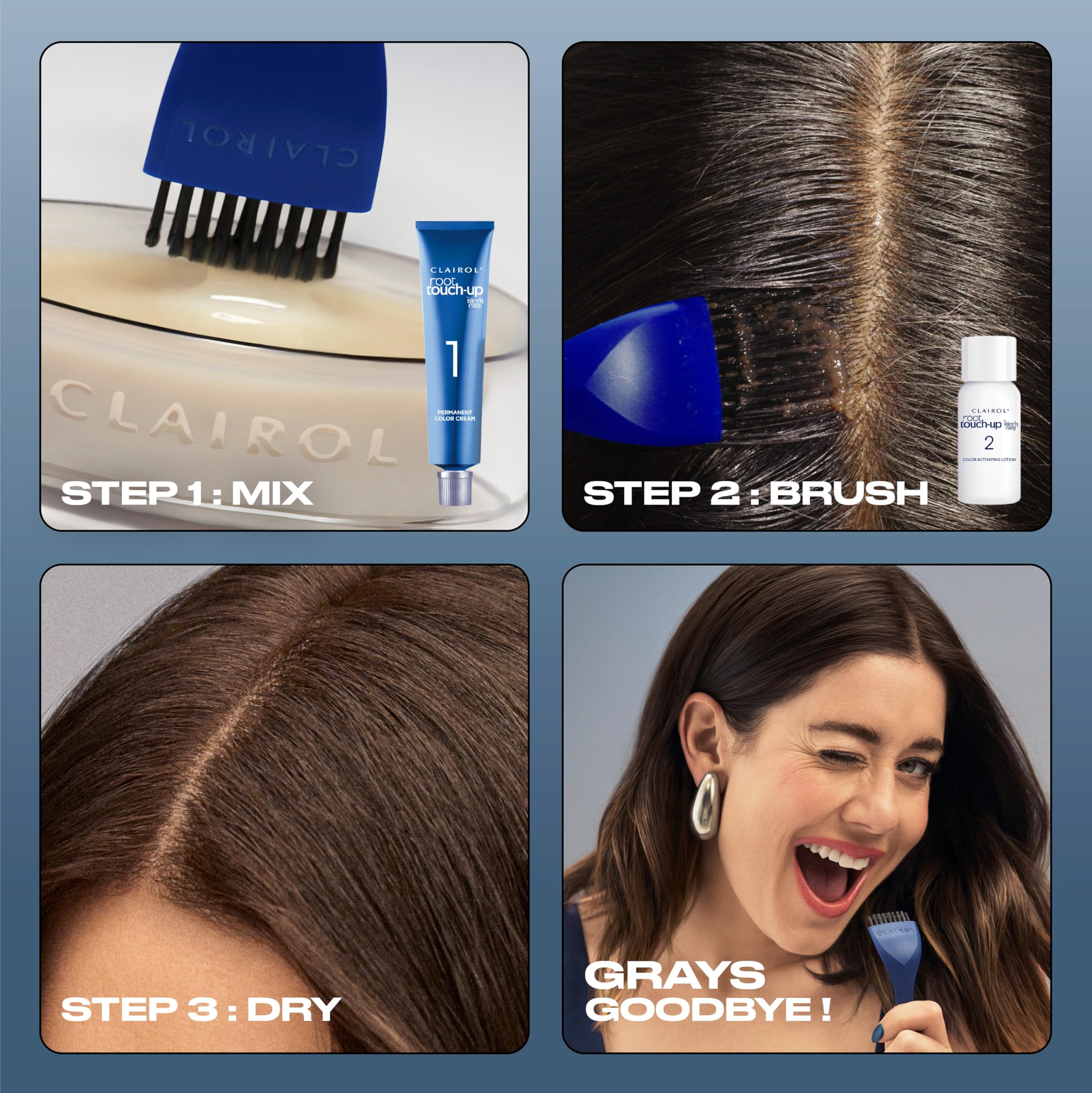 Clairol Root Touch-Up by Nice'n Easy Permanent Hair Dye for Blonde Hair Color with 100% Gray Coverage