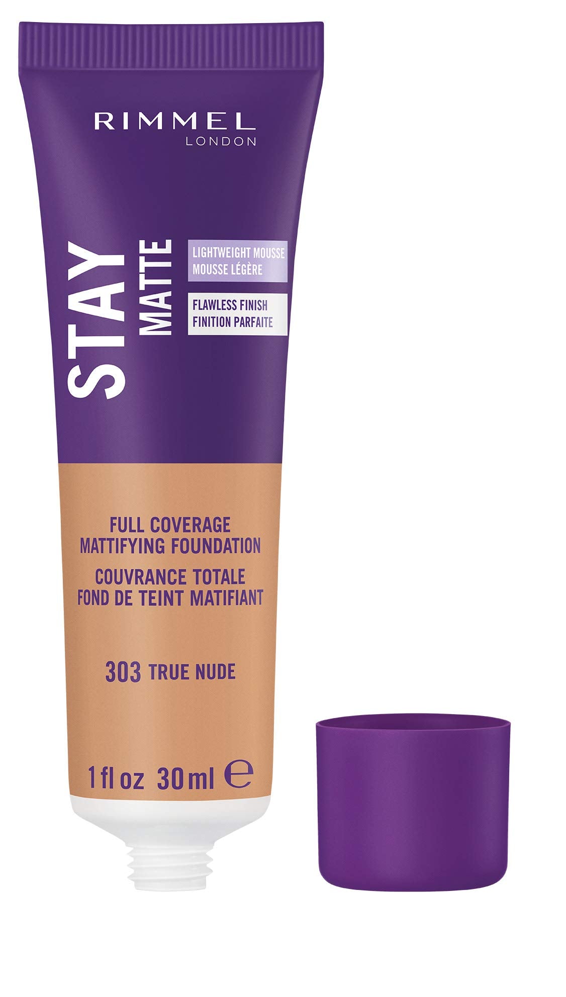 Rimmel Stay Matte Foundation Soft Beige 1 Fluid Ounce Bottle Soft Matte Powder Finish Foundation for a Naturally Flawless Look