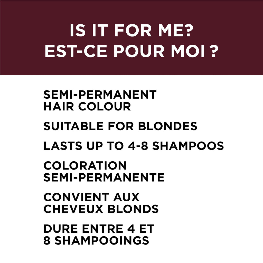 ColoristafemaleSemi PermanentAmmonia Free,Peroxide Freehair