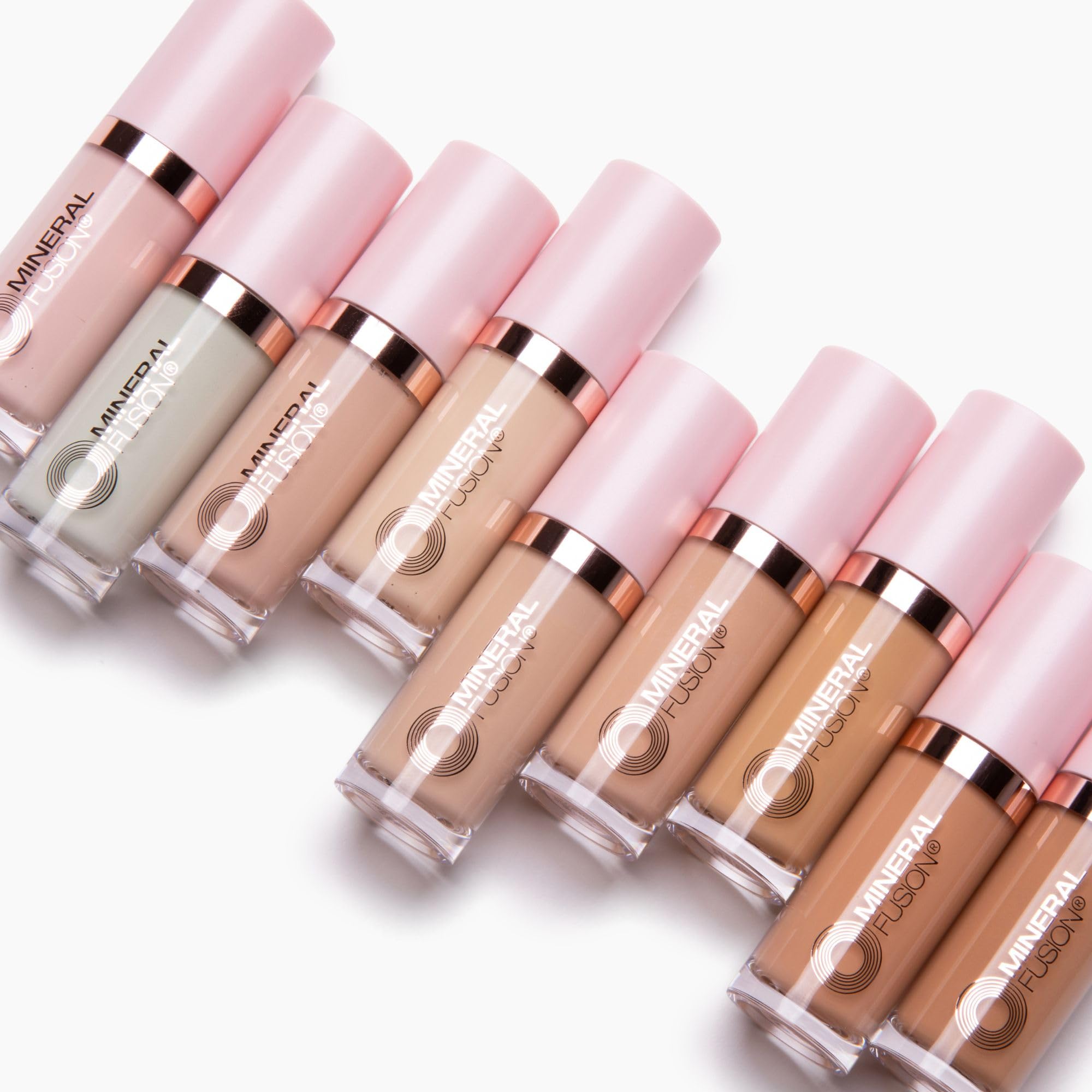 Mineral Fusion Color Correcting Full Coverage Concealer, 0.24 fl oz, With Vitamin C & Hyaluronic Acid, Lightweight Multi-Tasking Under Eye Concealer & Dark Spot Corrector, Vegan & Hypoallergenic