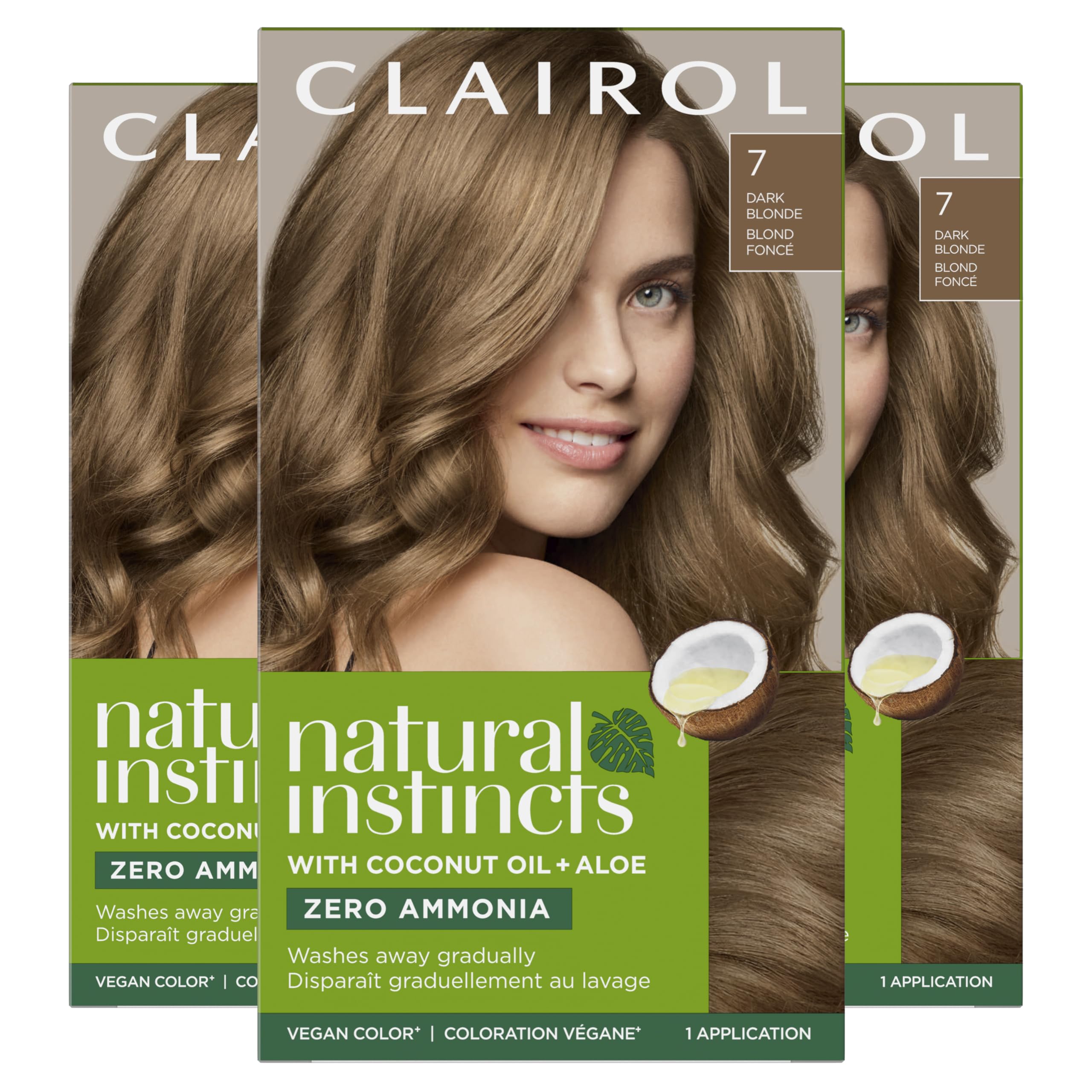 Clairol Natural Instincts Demi-Permanent Hair Dye, Healthy-Looking Blonde Hair Color with Zero Ammonia
