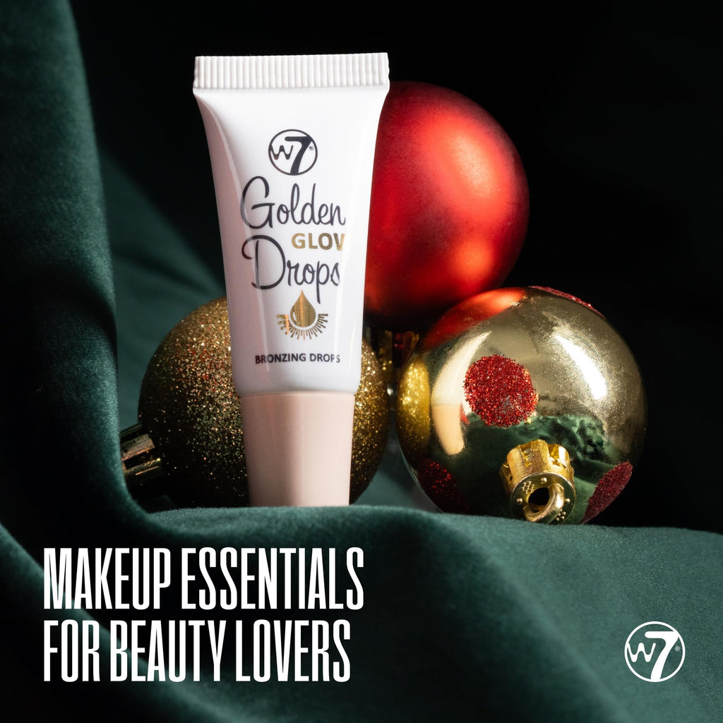 W7 12 Days of Beautiful Advent Calendar 2025-12 Individually Boxed Makeup & Cosmetic Surprises - Cruelty Free, Christmas Stocking Stuffer