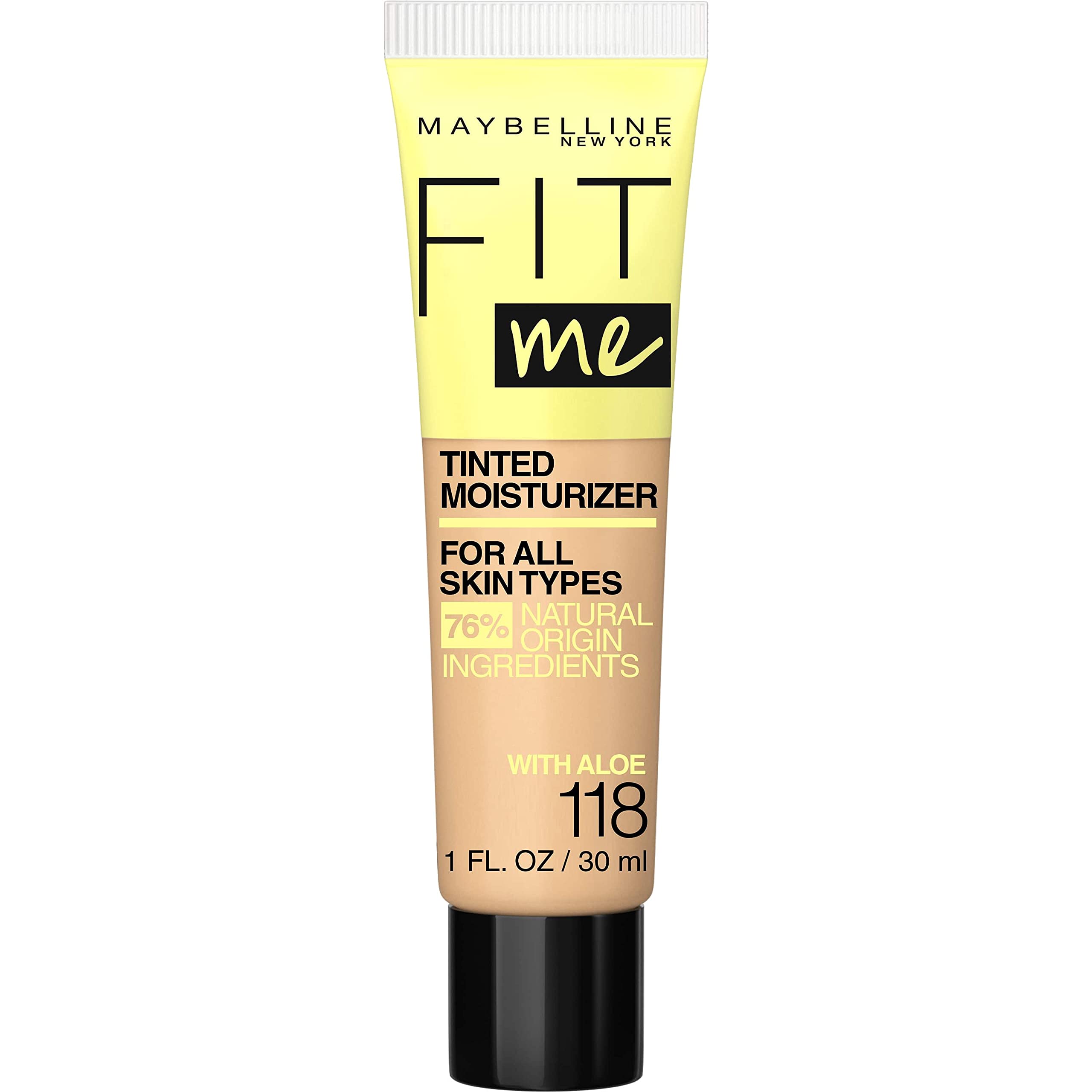 Maybelline fit me tinted moisturizer liquid face tube all skin types