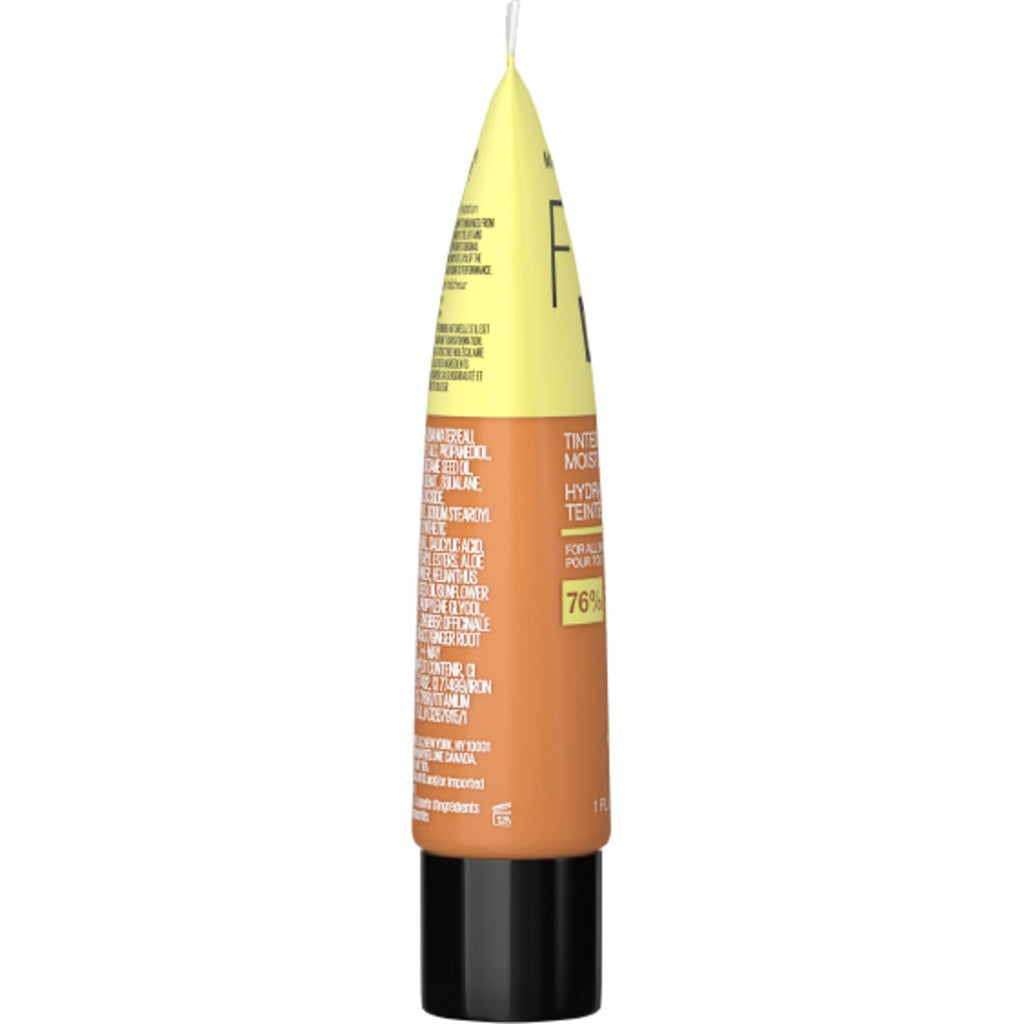 Fit Me Tinted Moisturizer, Fresh Feel, Natural Coverage, 12H Hydration, Evens Skin Tone, Conceals Imperfections, for All Skin Tones and Skin Types